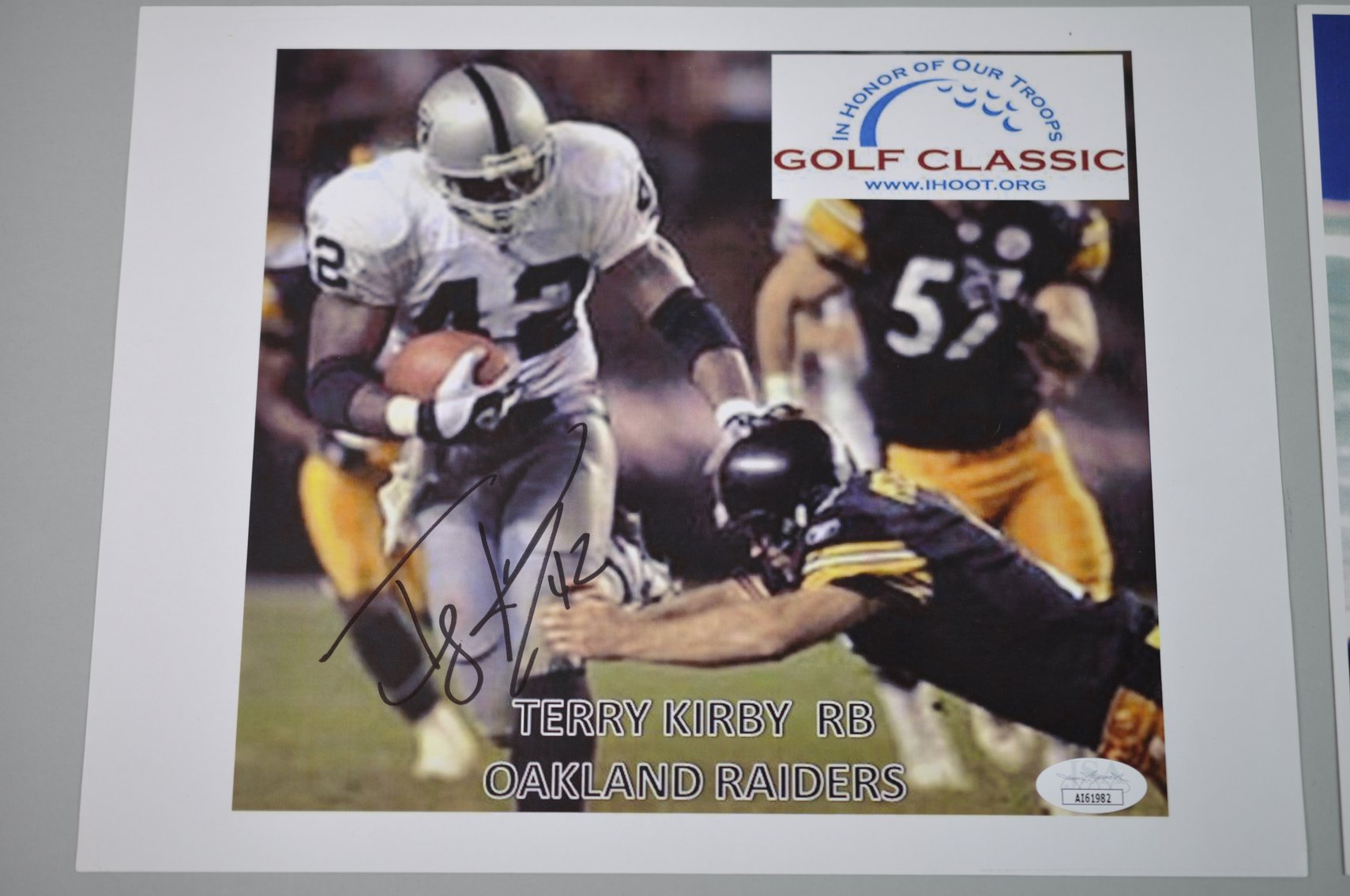 Famous Football Player Photographs w/ Signatures