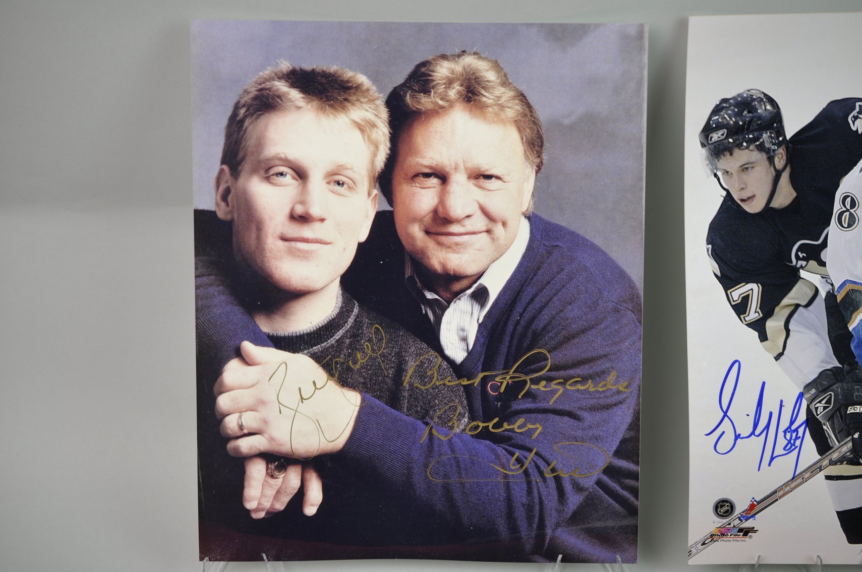 Photos and Jersey Signed- Hulls, Crosby, & Ovechkin