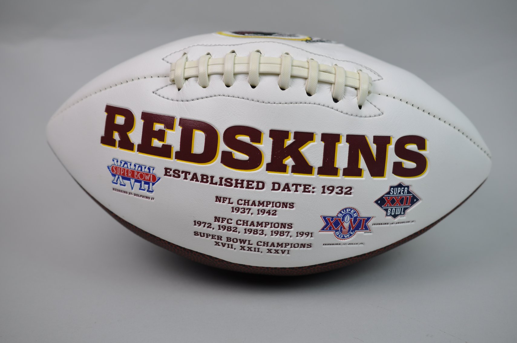 Signed Redskins Football, Panini Sealed Card Packs