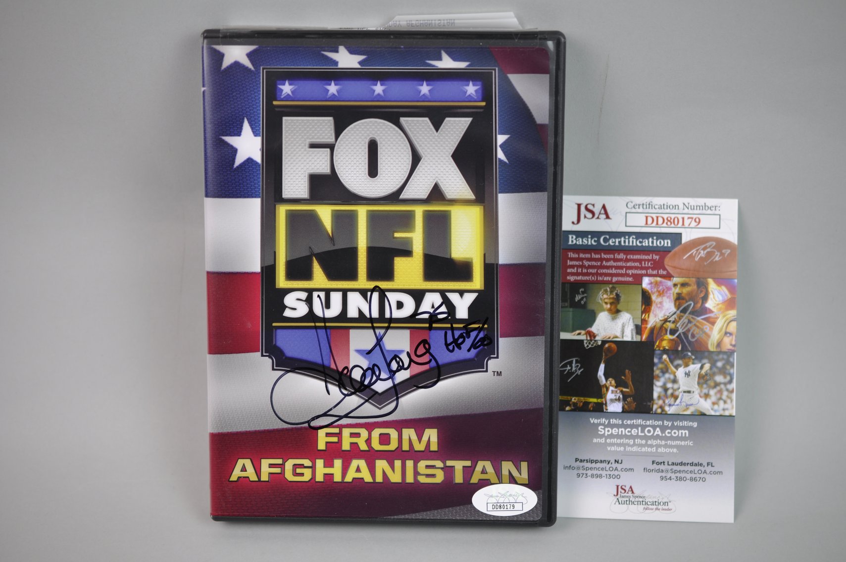 Signed NFL(in Afghanistan) DVD & Cowboys Jersey
