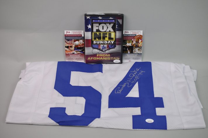 Signed NFL(in Afghanistan) DVD & Cowboys Jersey