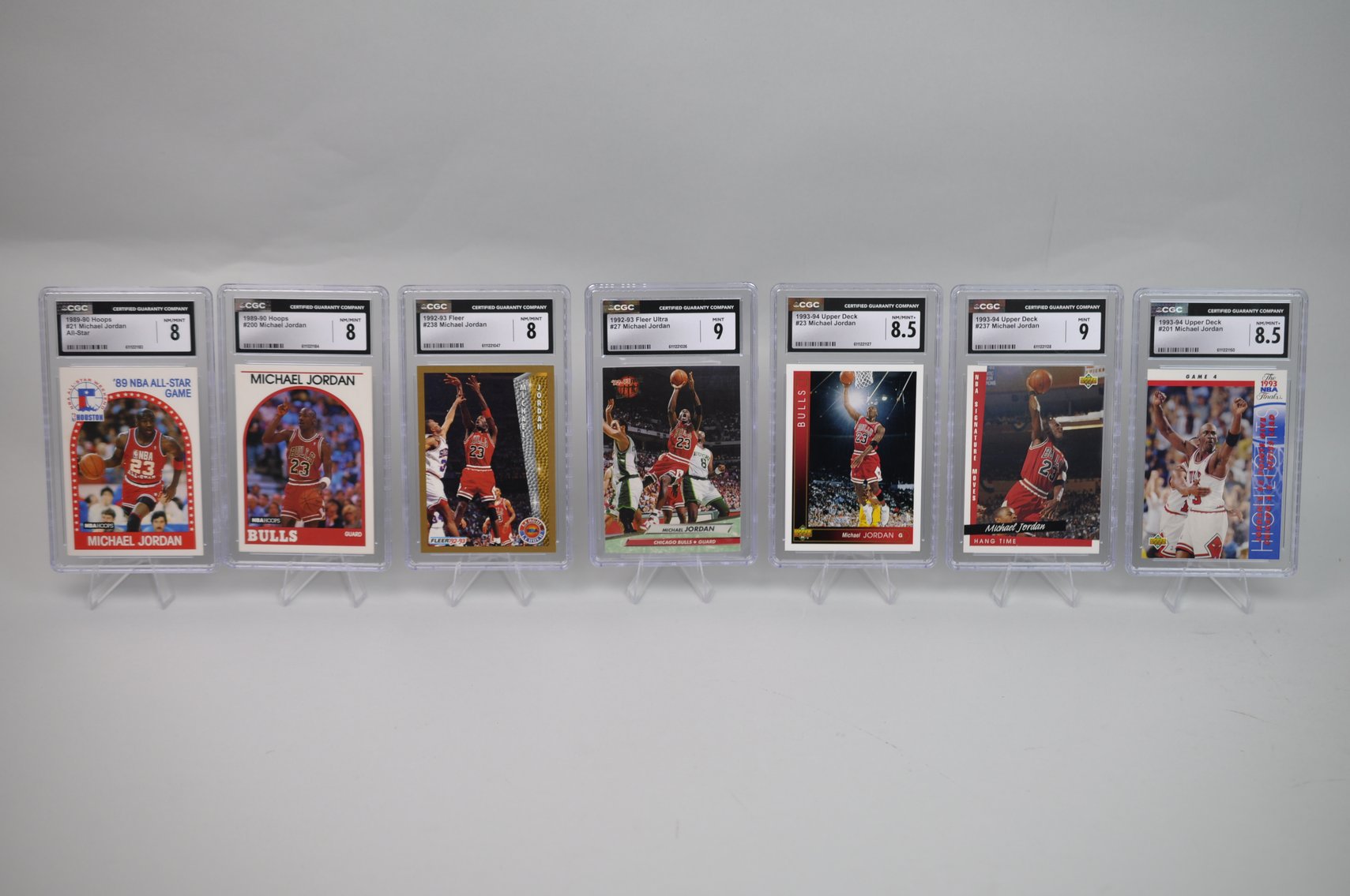 1989-94 Michael Jordan Graded Cards Collection
