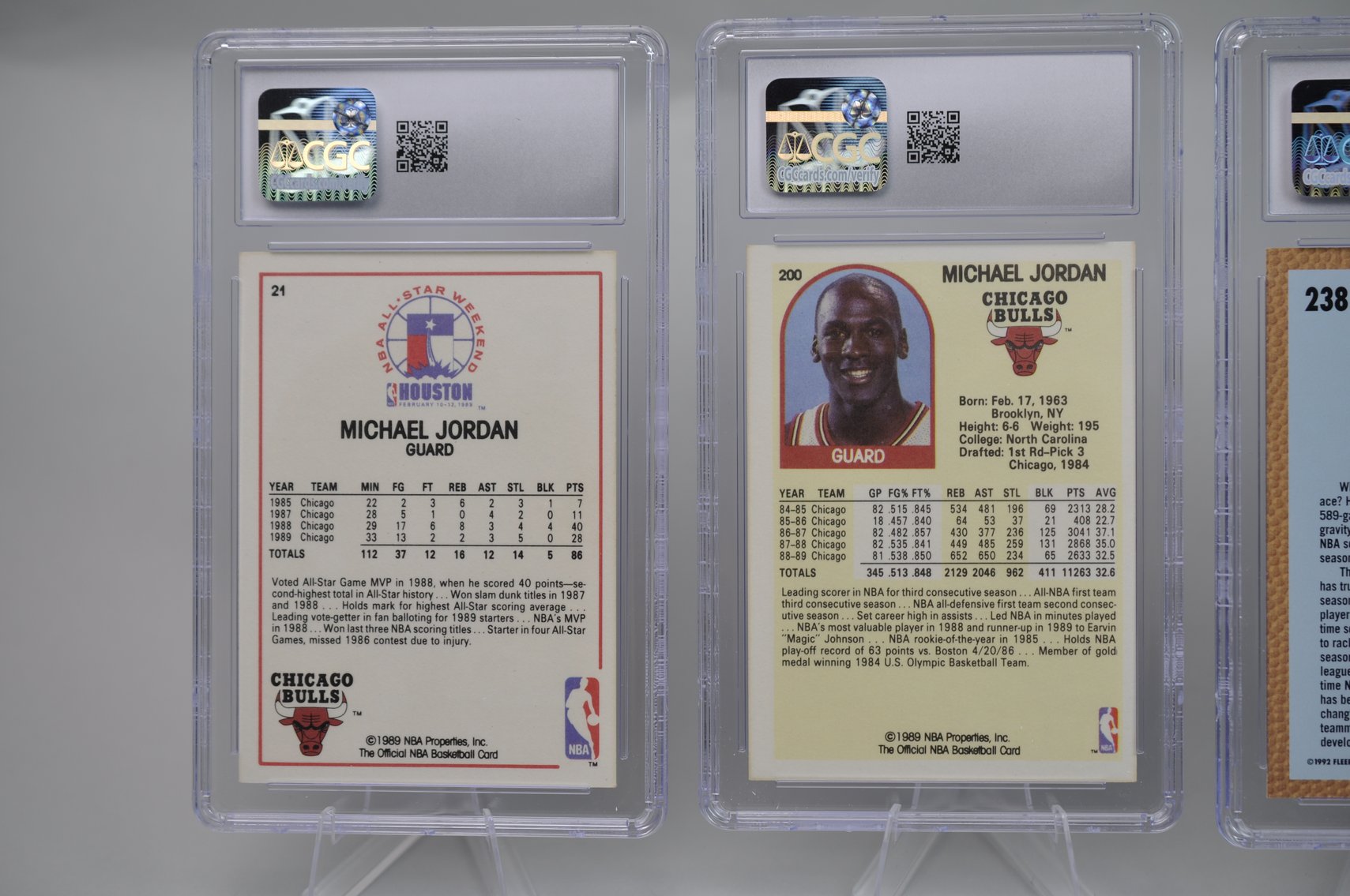 1989-94 Michael Jordan Graded Cards Collection