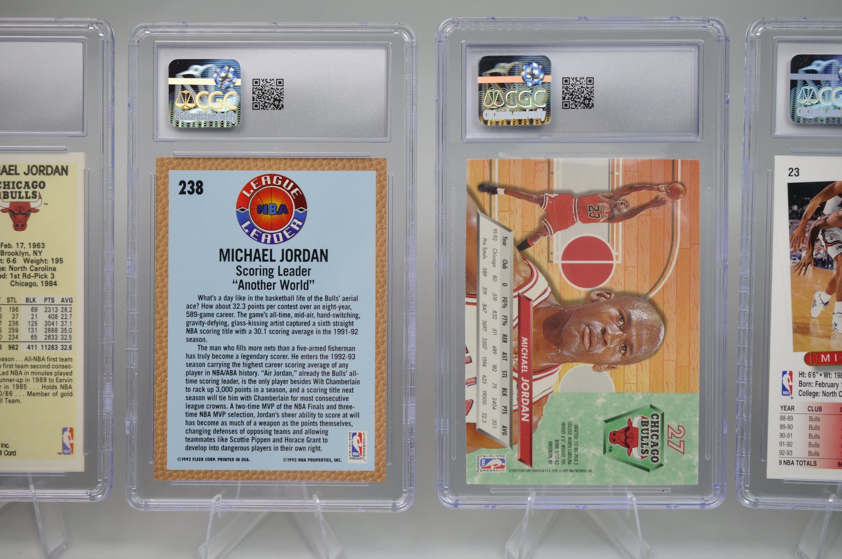 1989-94 Michael Jordan Graded Cards Collection