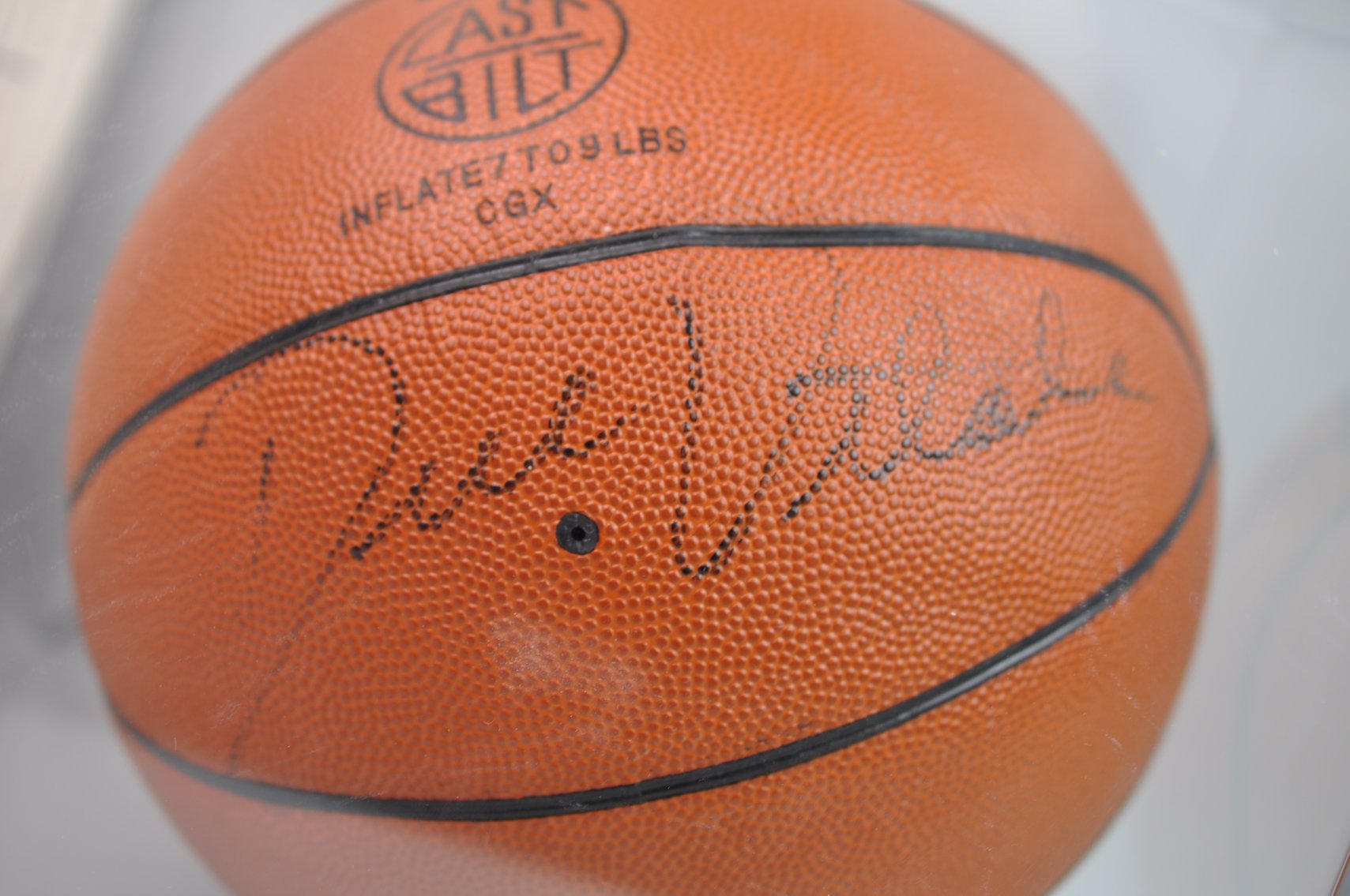 Basketball & Book Signed by Dick Vitale