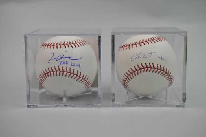 Braves Signed Balls- Chipper Jones & Tom Glavine