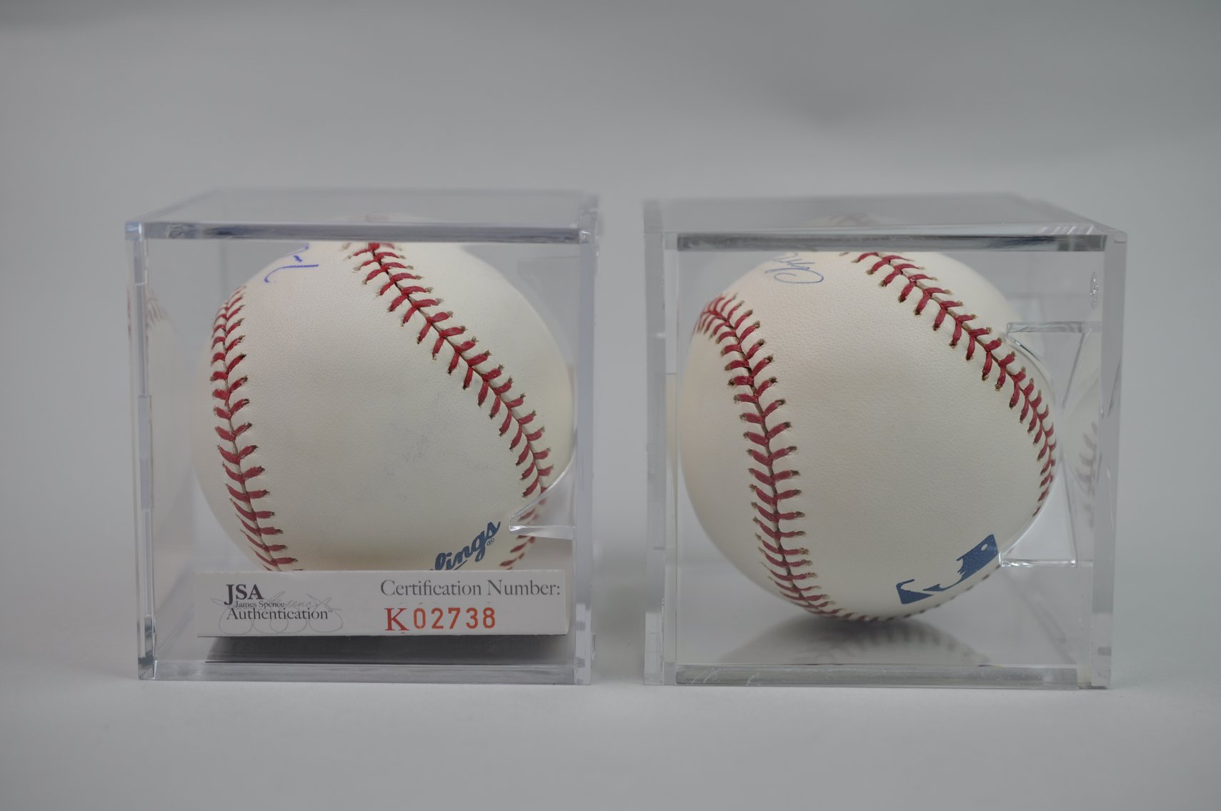 Braves Signed Balls- Chipper Jones & Tom Glavine