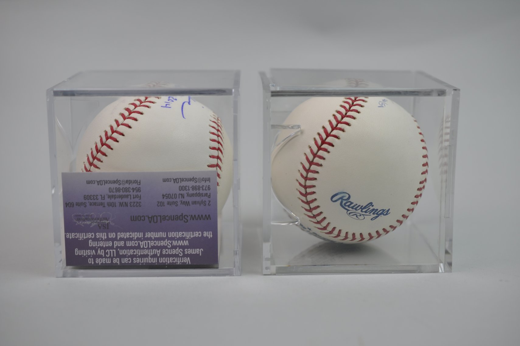 Braves Signed Balls- Chipper Jones & Tom Glavine