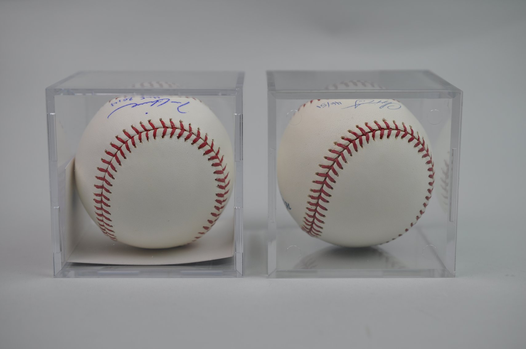 Braves Signed Balls- Chipper Jones & Tom Glavine