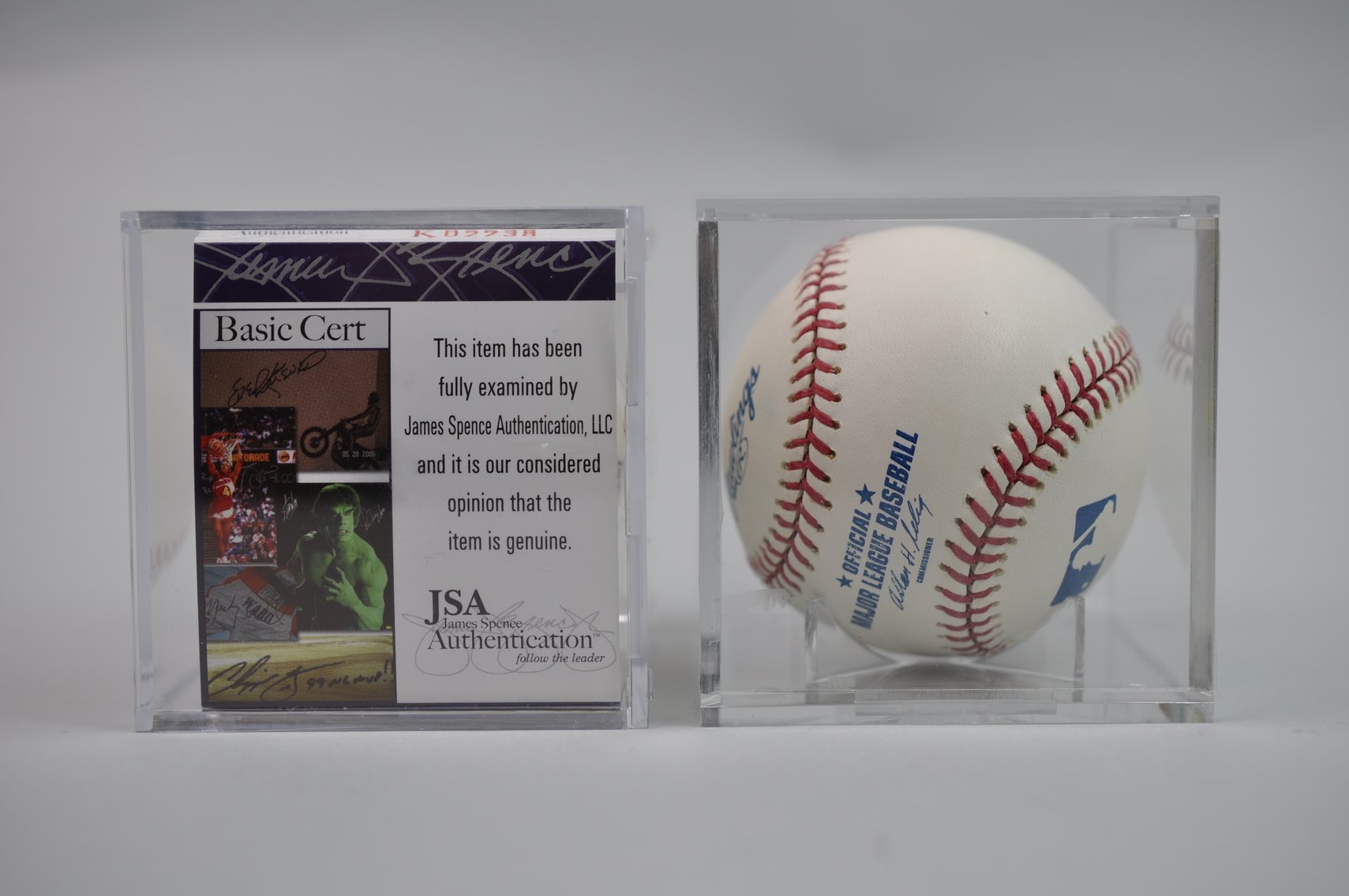 Braves Signed Balls- Chipper Jones & Tom Glavine