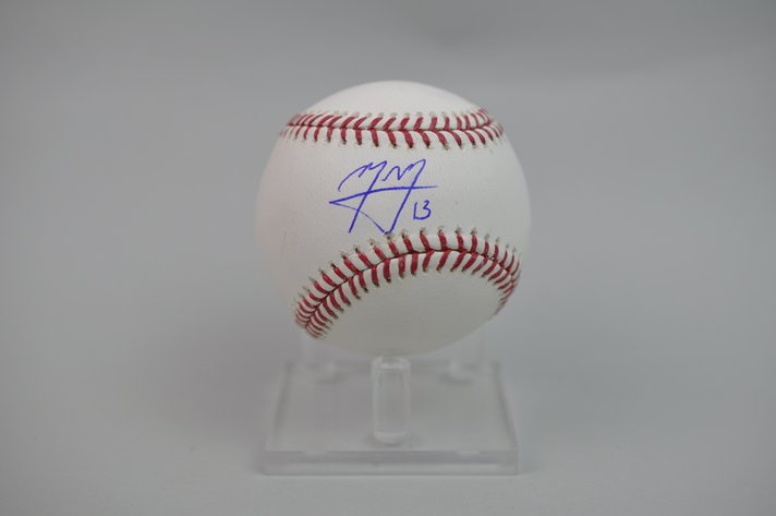 Manny Machado Autographed Baseball
