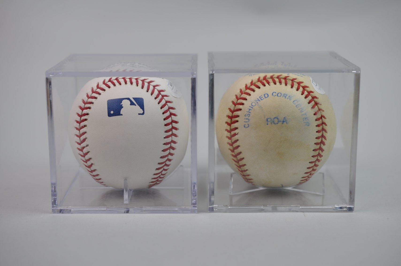 Baseballs Inscribed- Mike Mussina & Bernie Williams