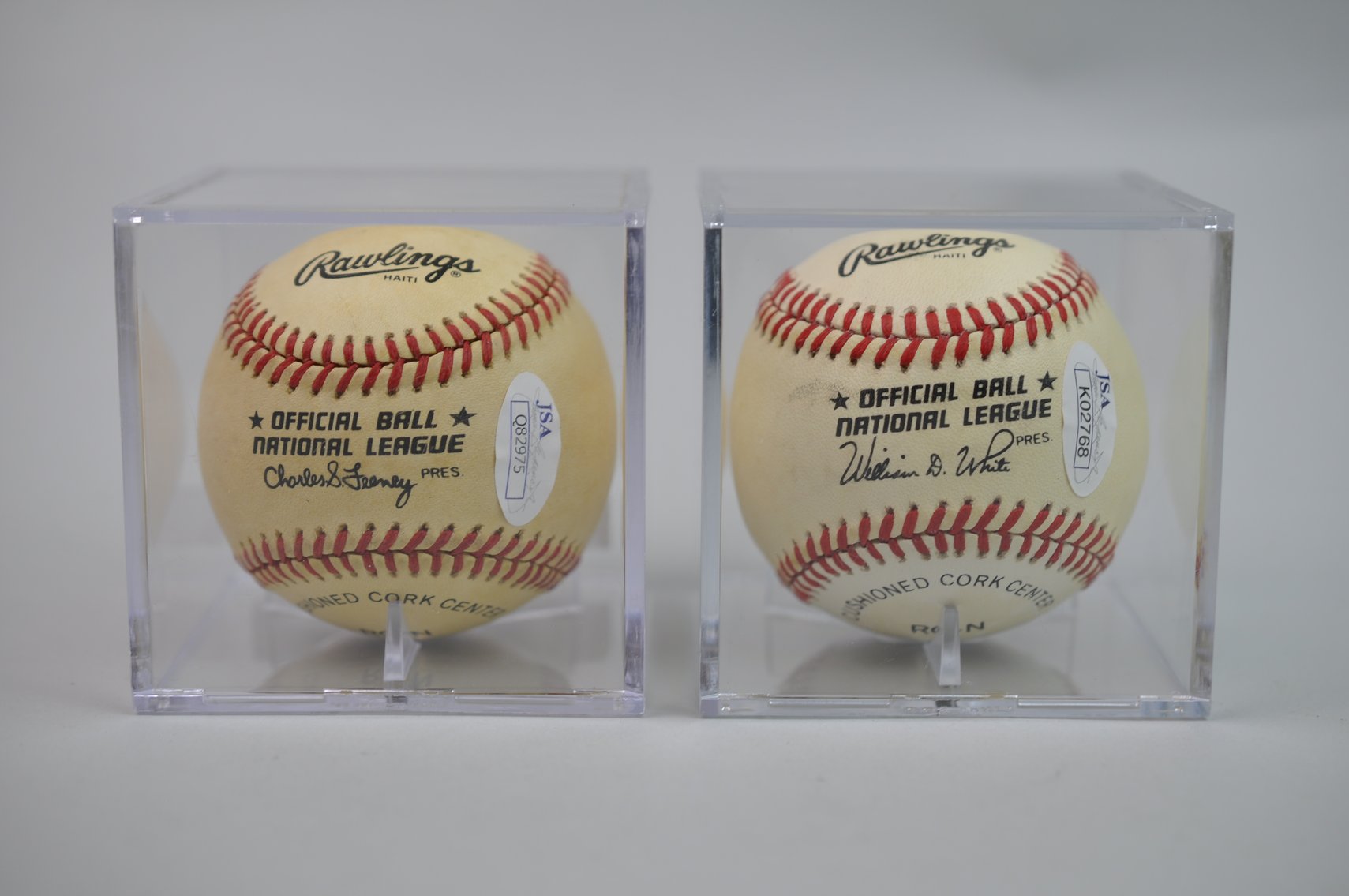 Autographed Baseballs- Joe Morgan & Juan Marichal