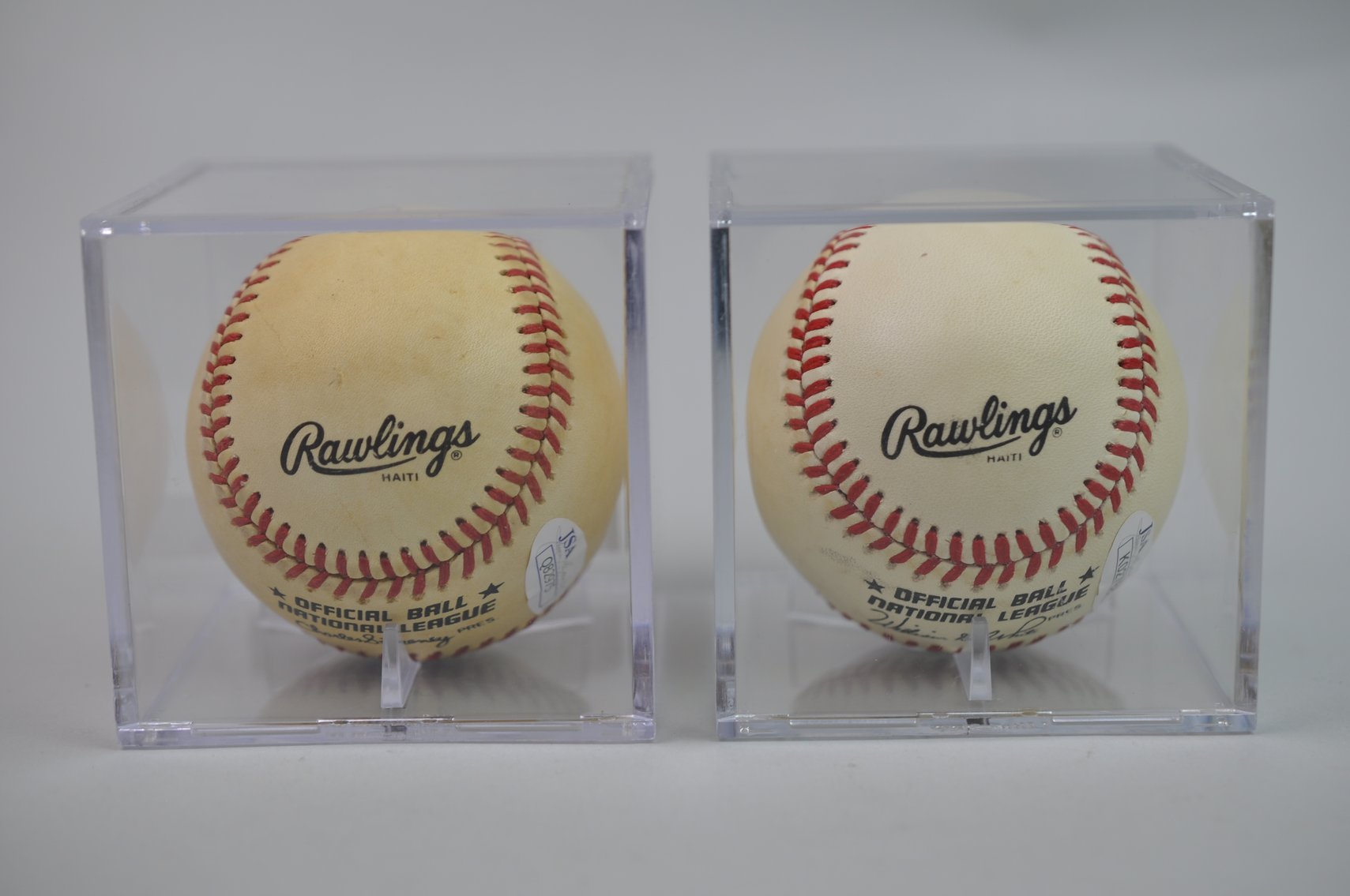 Autographed Baseballs- Joe Morgan & Juan Marichal