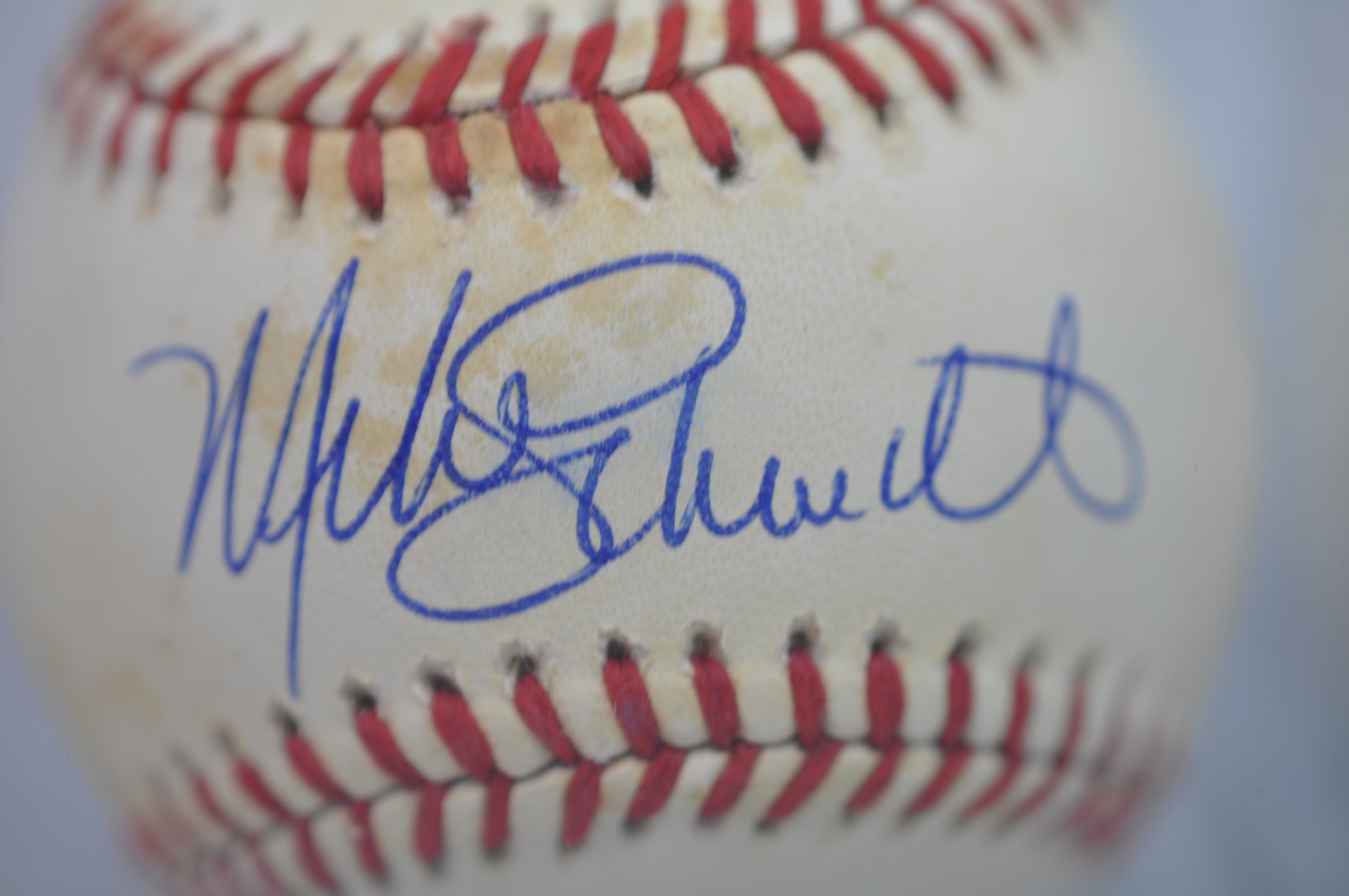 Baseballs Signed by Mike Schmidt and Dave Winfield