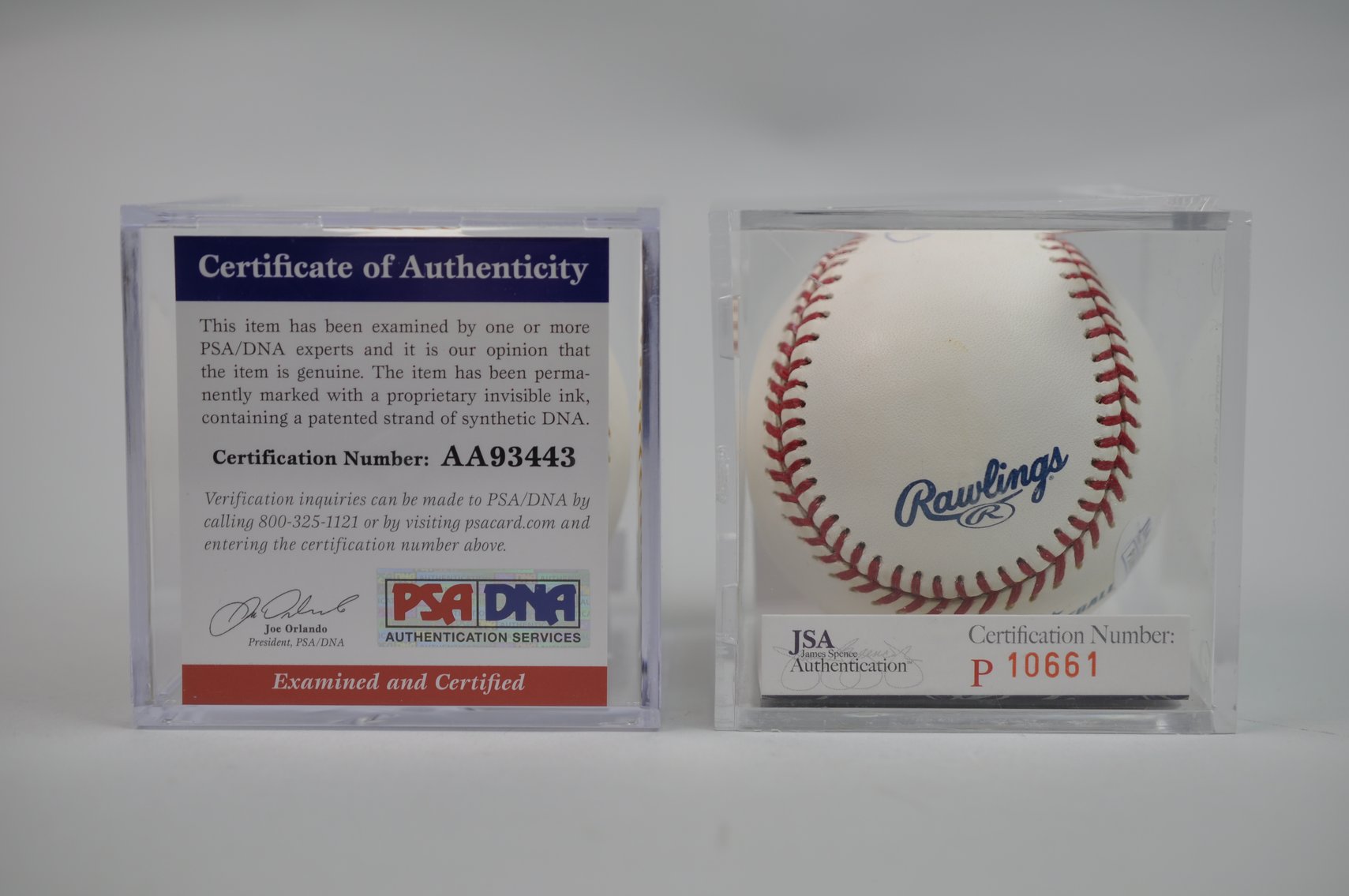 Pitcher Greats-Gossage & Mussina Signed balls