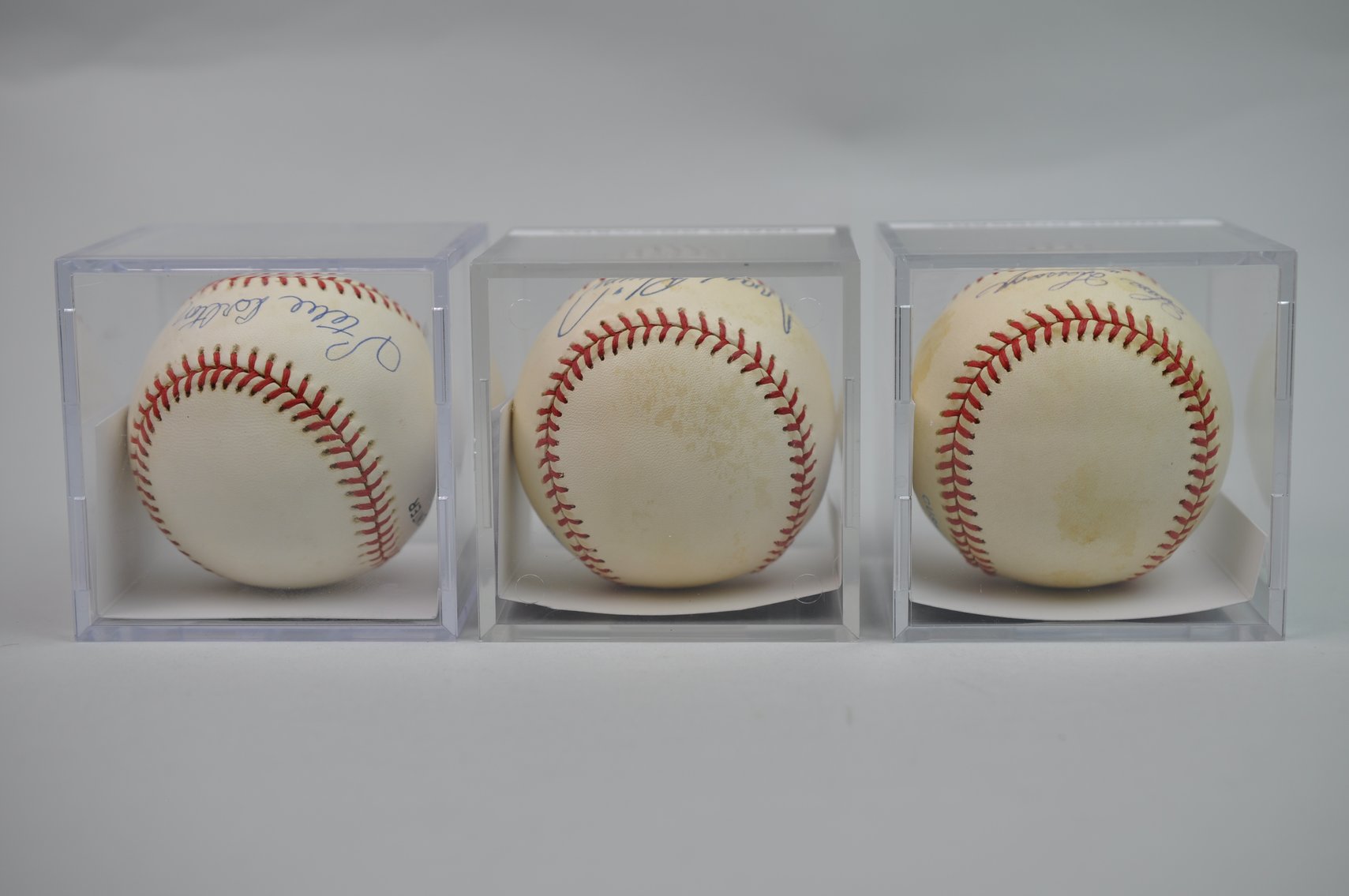 Baseballs Signed by Famous Players of the 70's