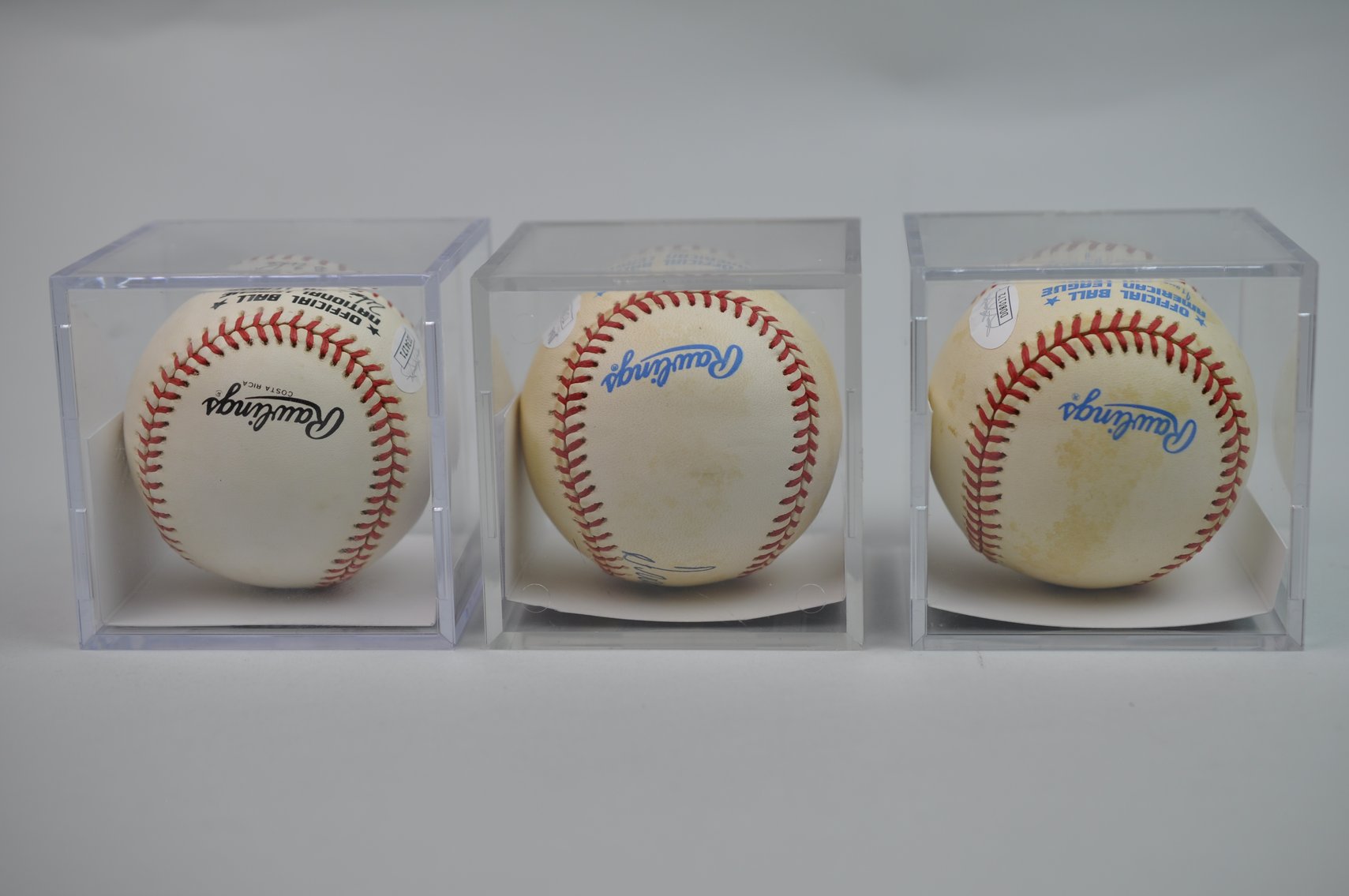 Baseballs Signed by Famous Players of the 70's