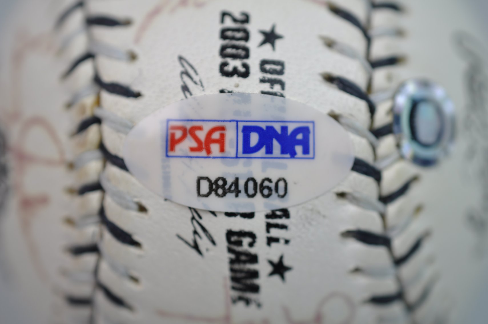 2003 NL All-Star Team Signed Baseball