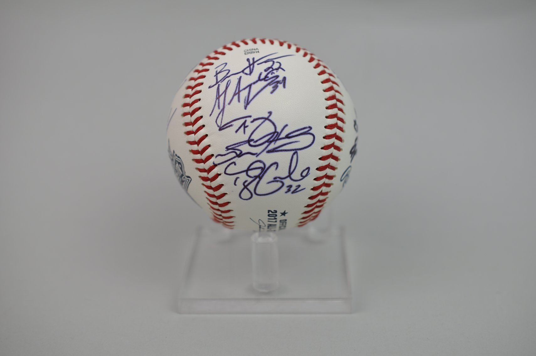 2017 Carolina League All-Stars Signed Baseball