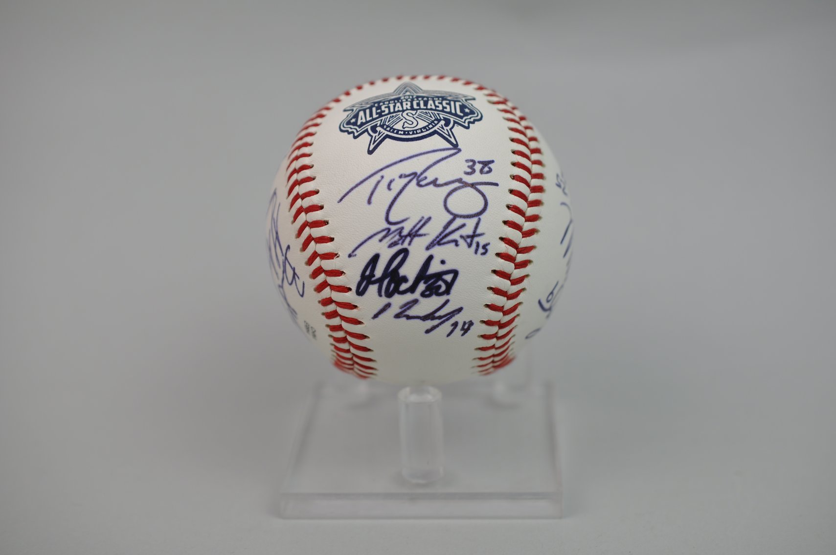 2017 Carolina League All-Stars Signed Baseball