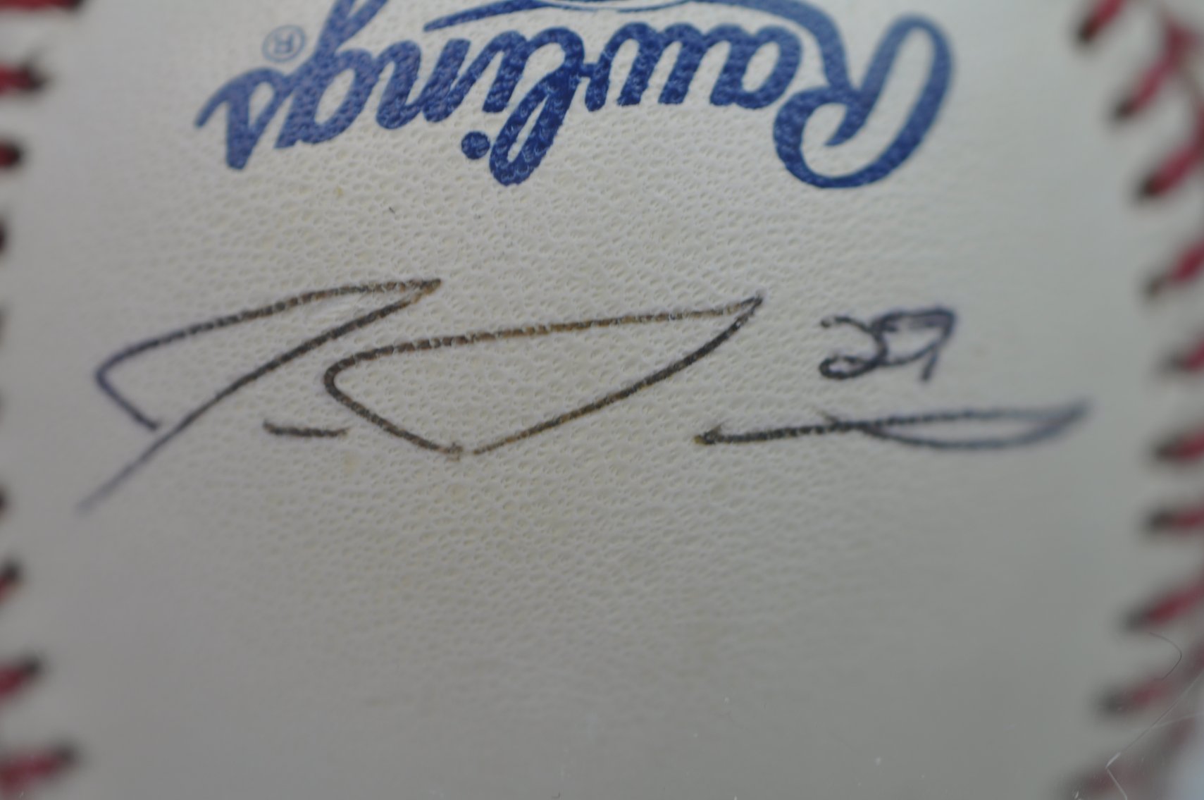 Robert Dickey & David Wright Signed Baseball