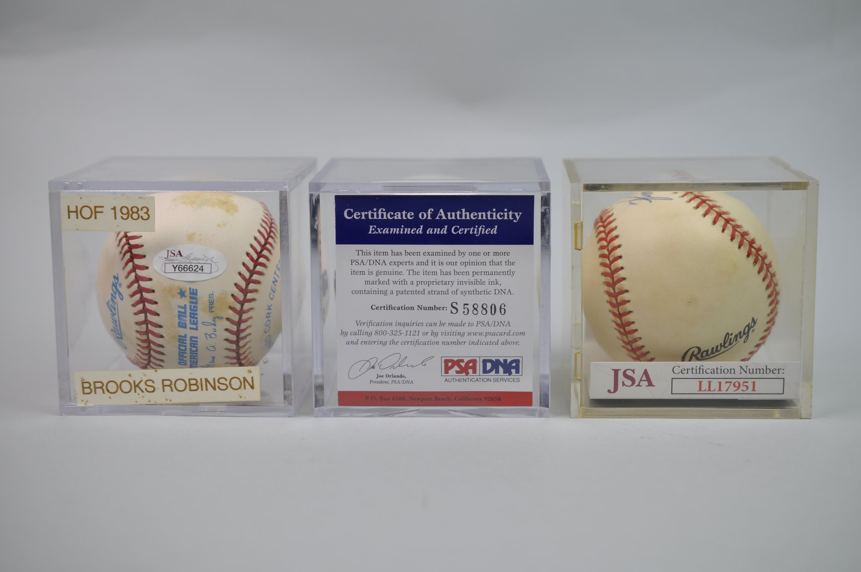 1970s All-Star Legends Signed Baseballs