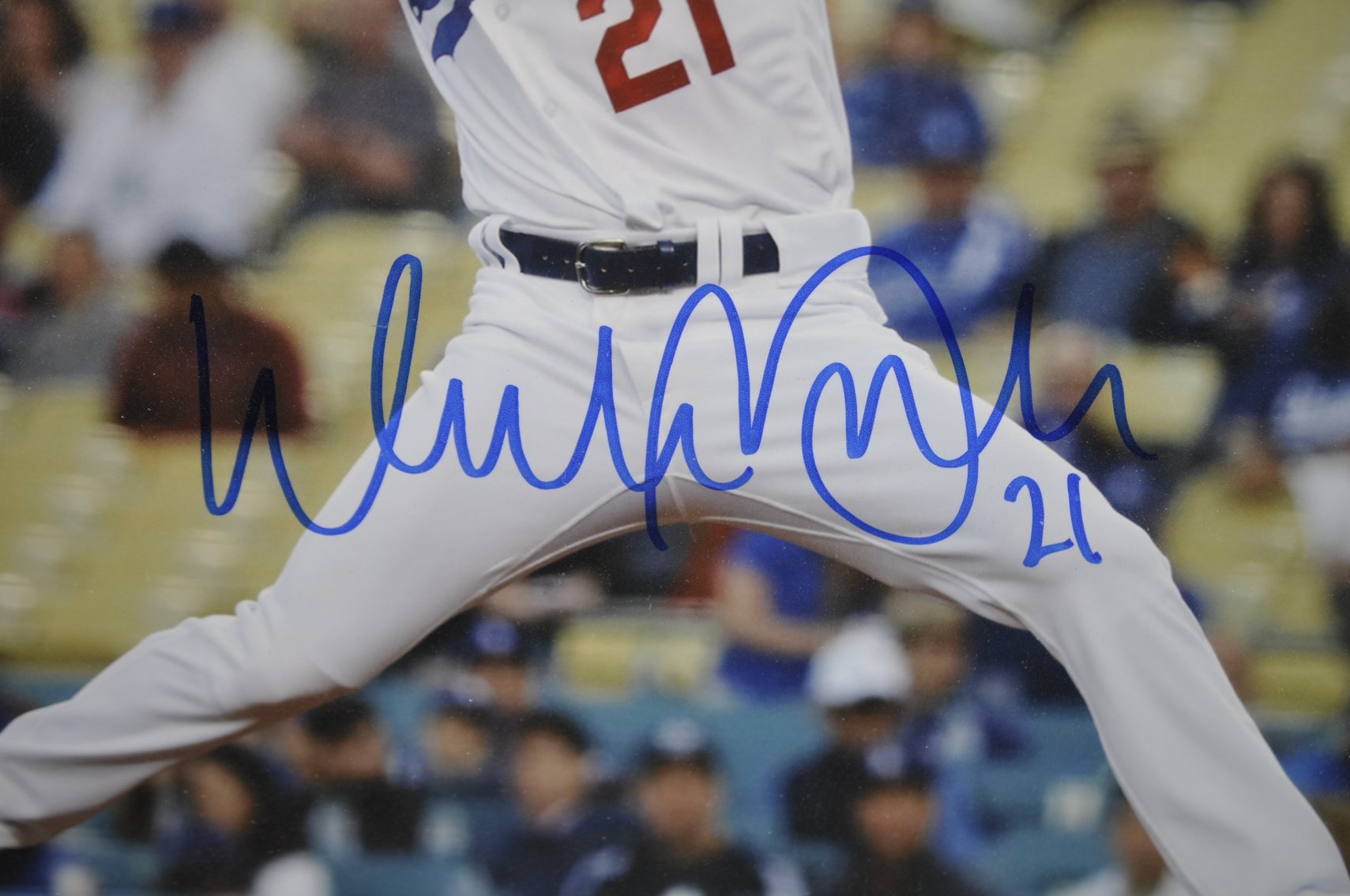 Framed Los Angeles Dodgers Signed, Walker Buehler