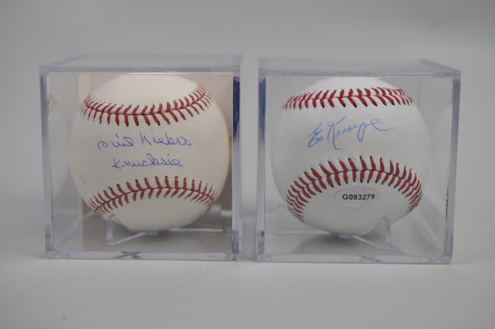 Baseballs Signed by Stars of Second Dead ball Era