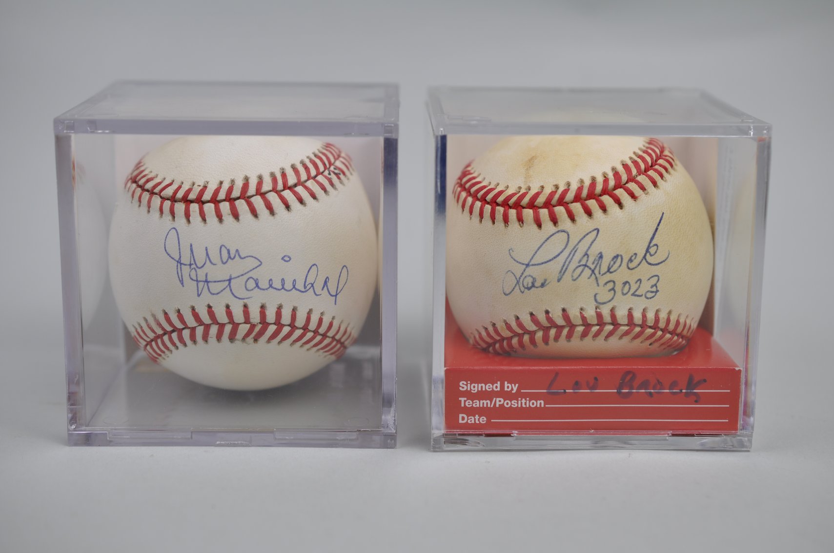 Baseballs Signed by All Stars of the 60s & 70s