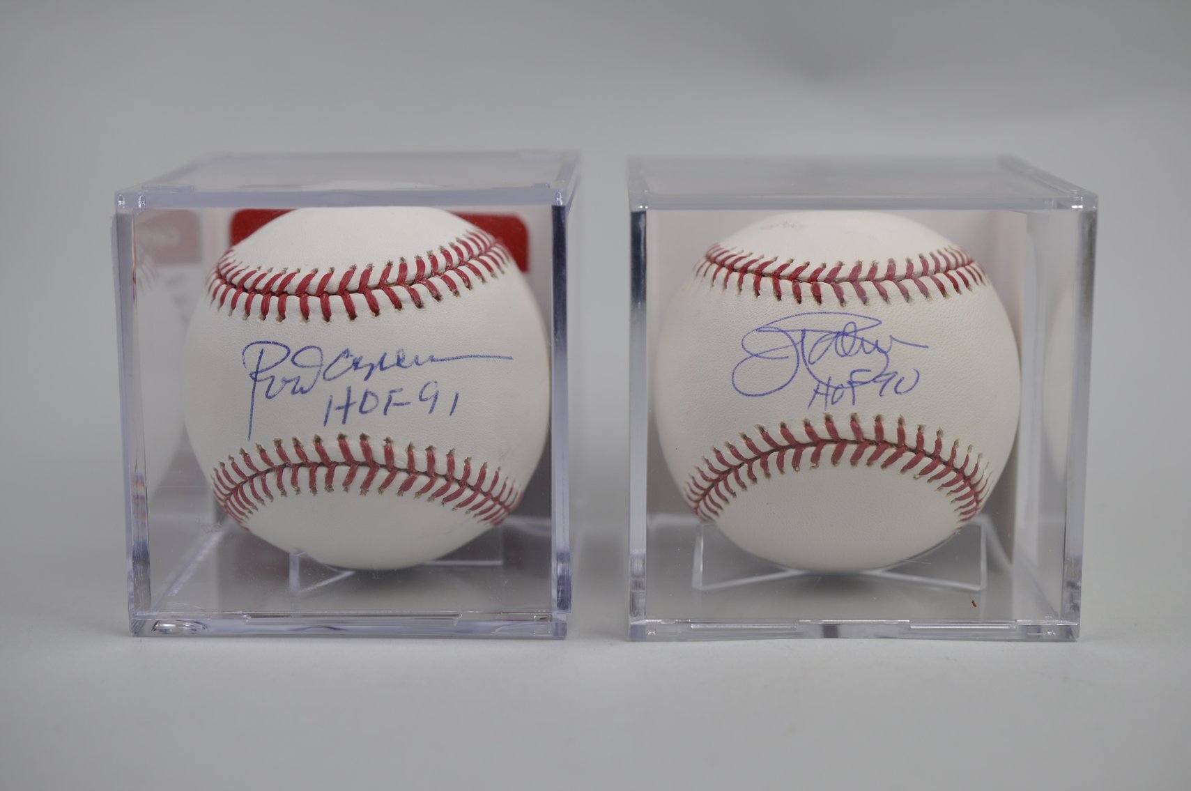 Baseballs Signed by 70s & 80s Hall of Famers