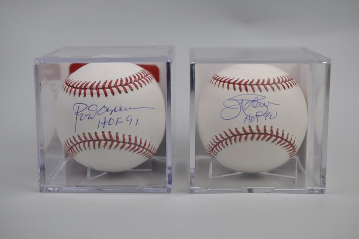 Baseballs Signed by 70s & 80s Hall of Famers