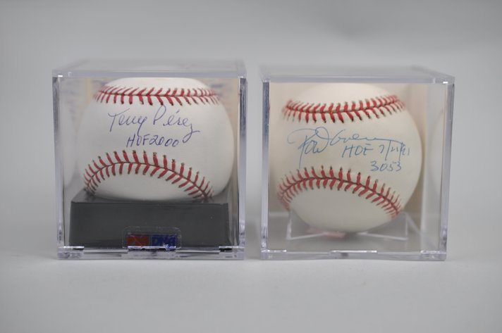 Inscribed Baseballs by All Stars of the 70's