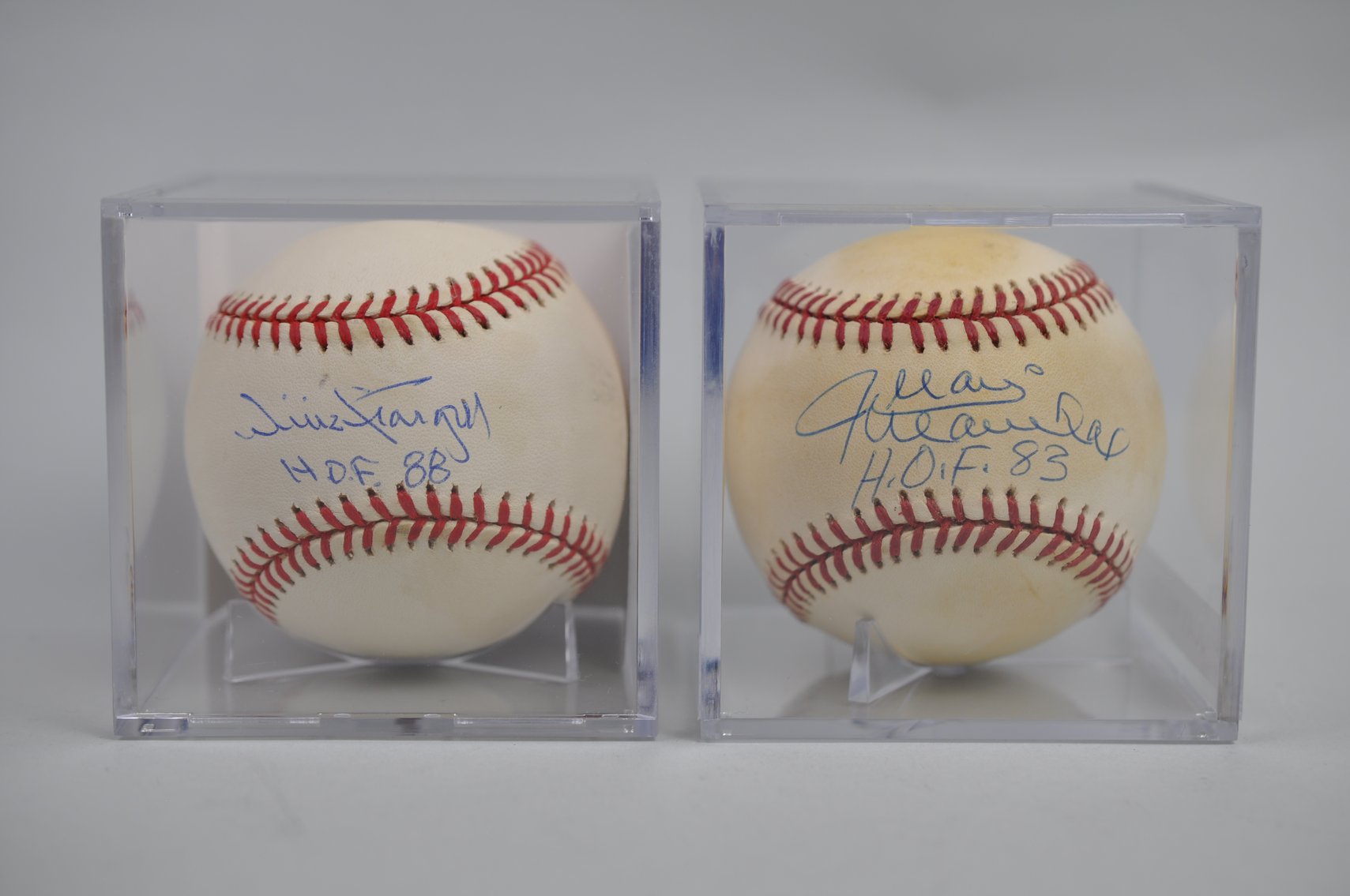 Baseballs Inscribed by HOF'ers from 60's & 70's