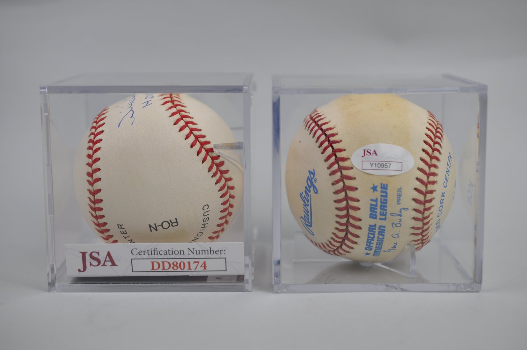 Baseballs Inscribed by HOF'ers from 60's & 70's