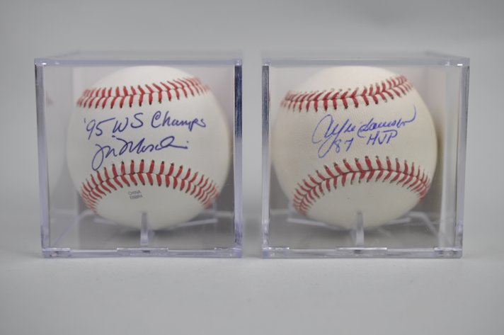 Inscribed Baseballs by Miami Marlins Players