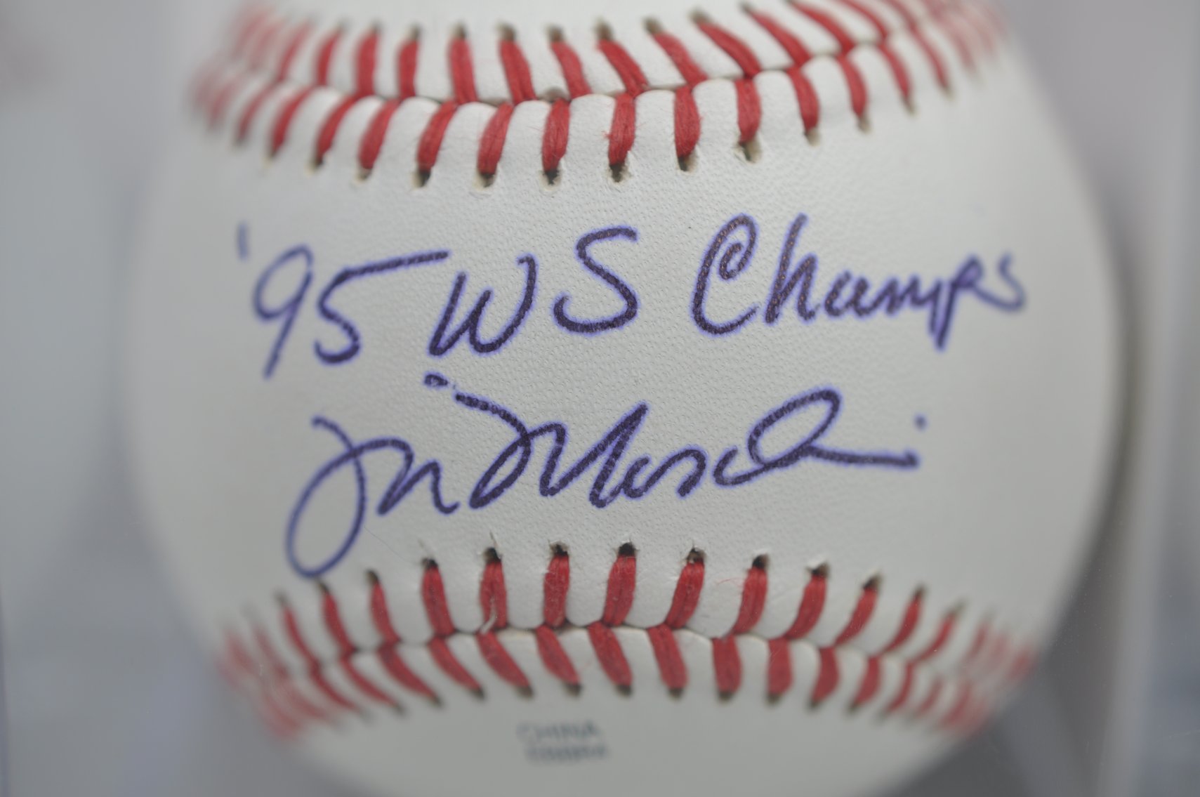 Inscribed Baseballs by Miami Marlins Players