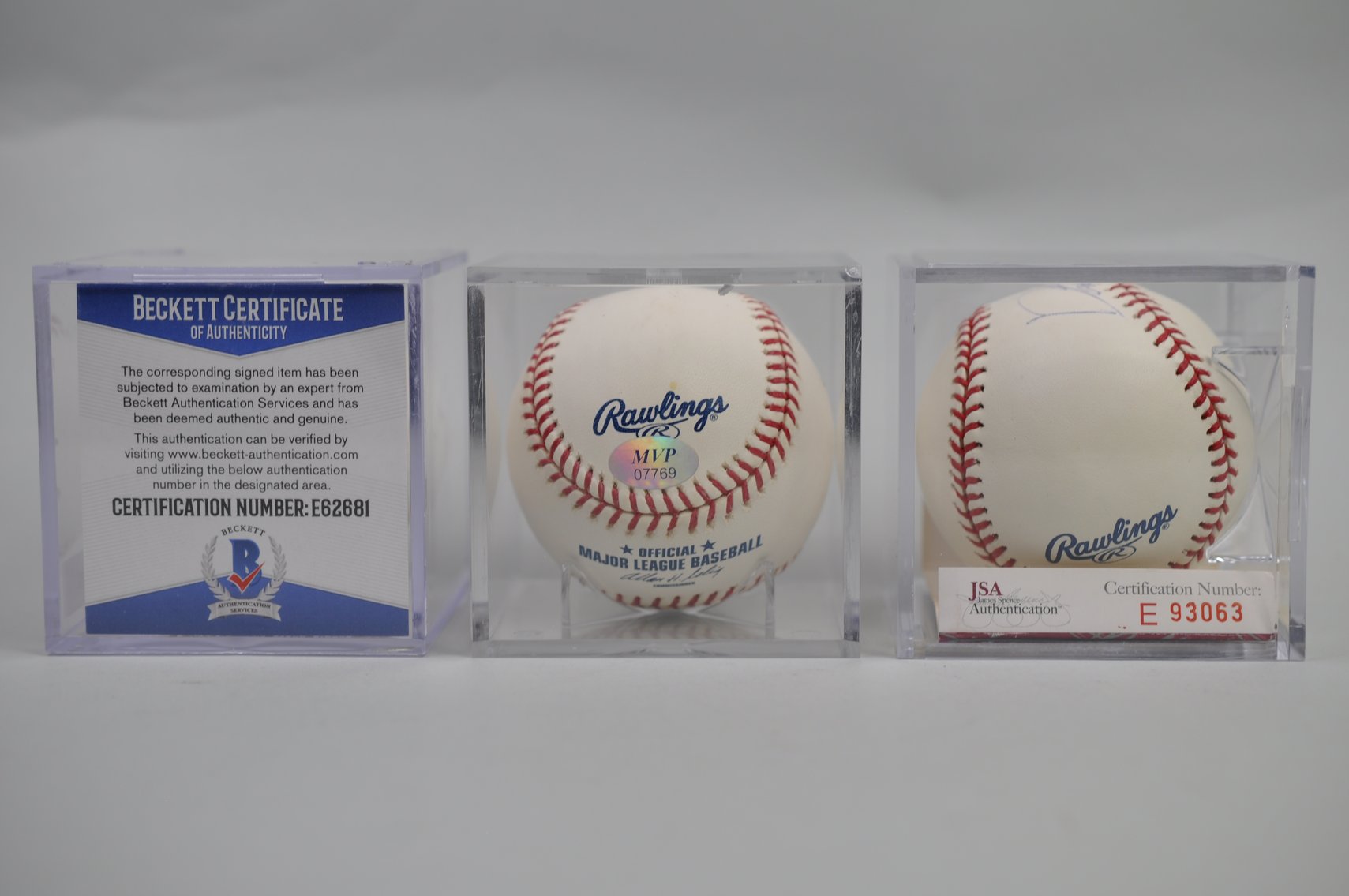 Moneyball Era Signed Baseballs