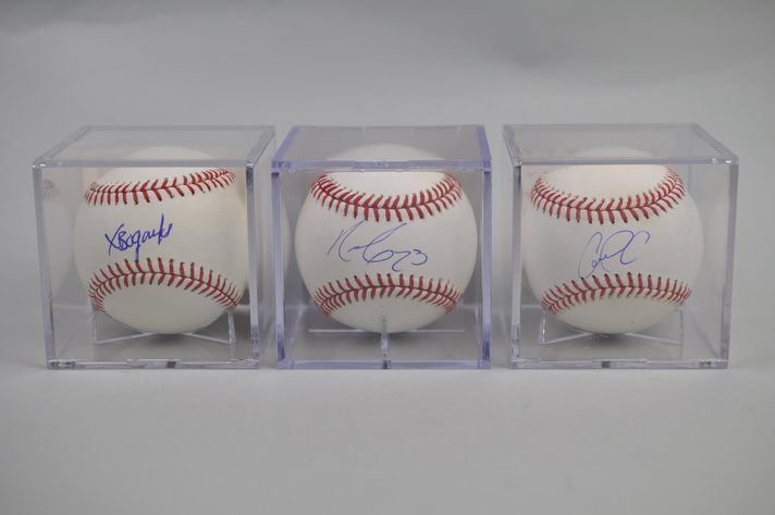 Baseballs Signed by Stars of the Stat Cast Era
