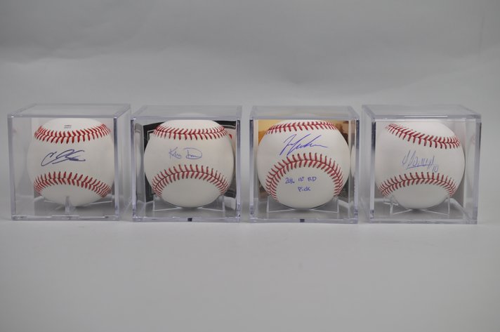 Baseballs Signed by Stars of the Analytics Era