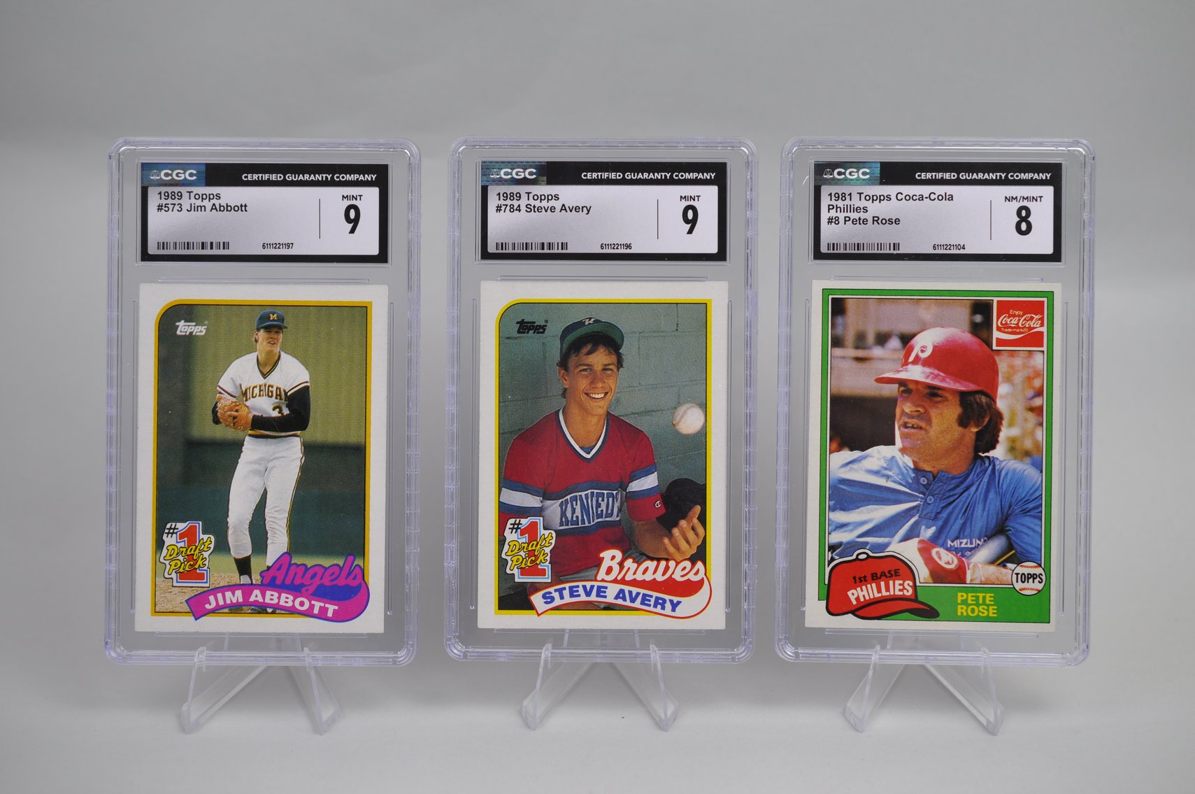 1980's MLB Stars Graded Cards Collection