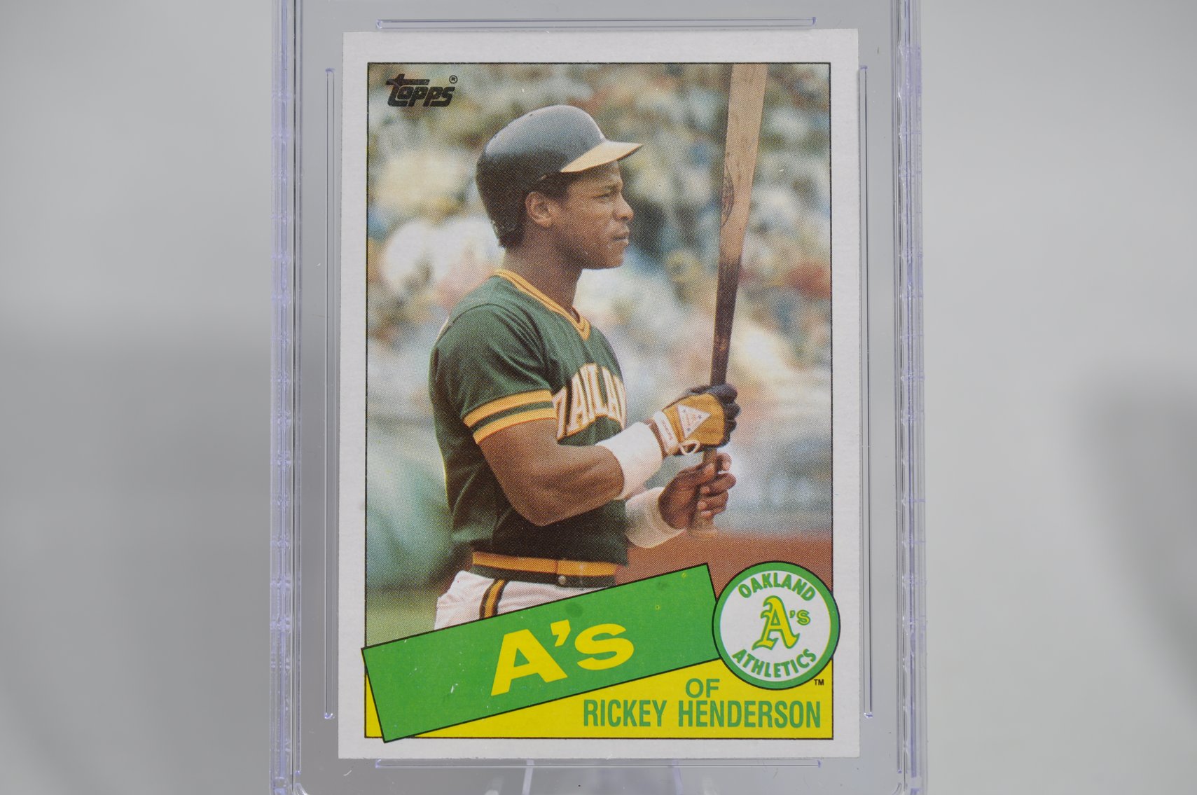 Graded Rickey Henderson & Steve Carlton Cards