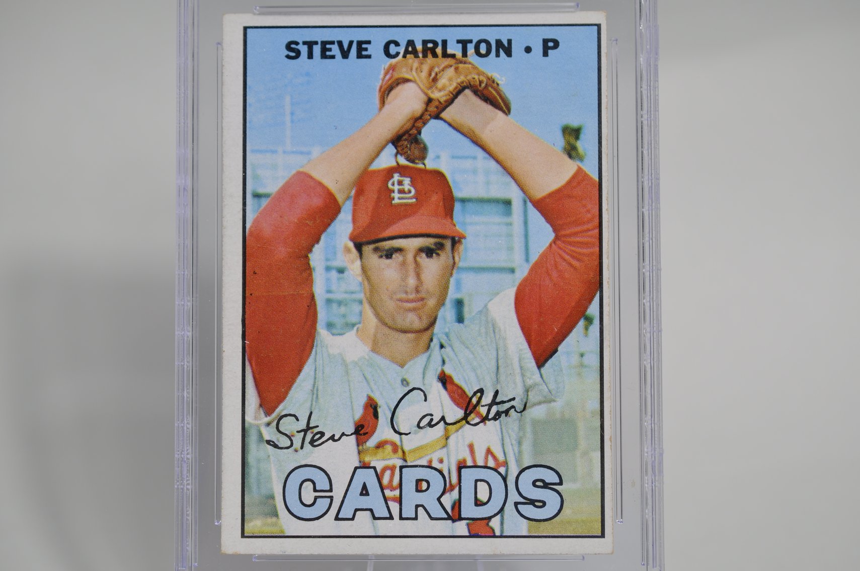Graded Rickey Henderson & Steve Carlton Cards