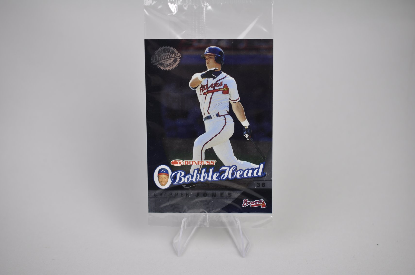 Chipper Jones Auto Photo & Ltd Bobblehead