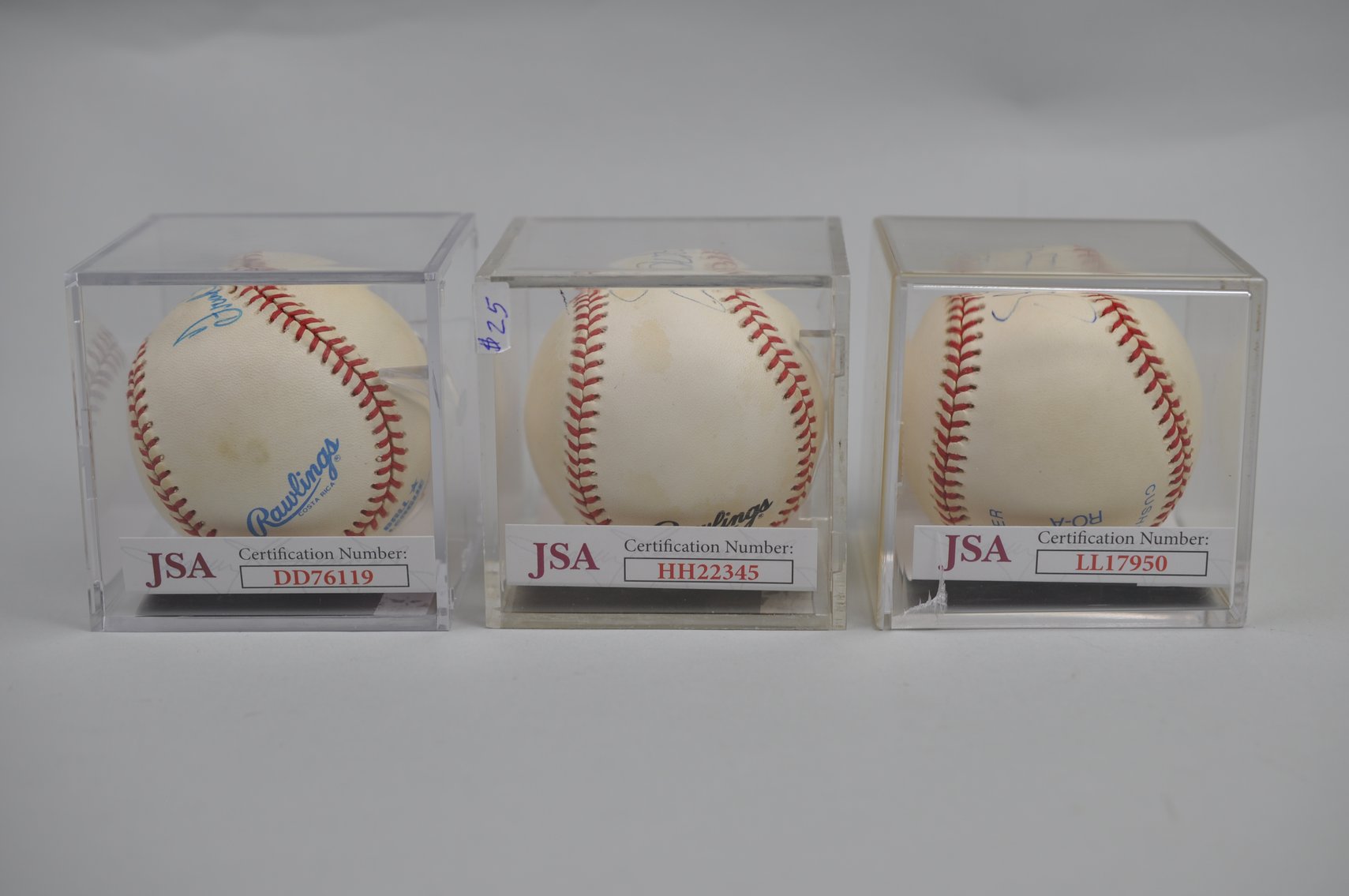 Players of the 70's and 80's Signed Baseballs
