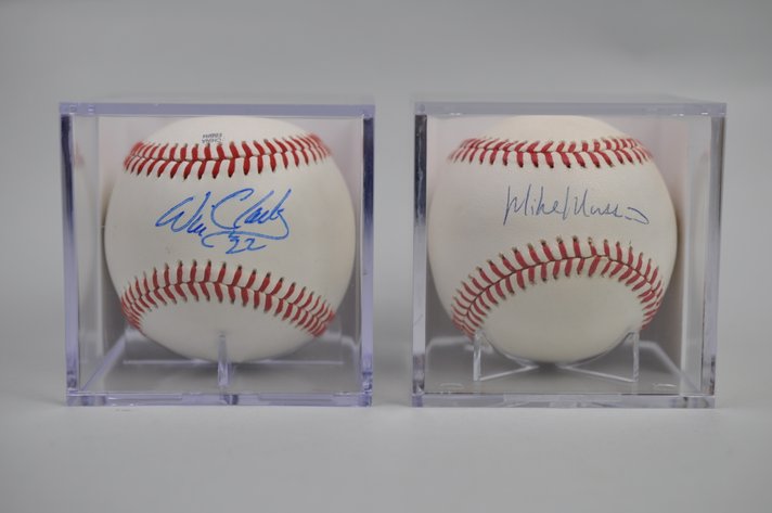 Moose vs. The Thrill Signed Baseballs