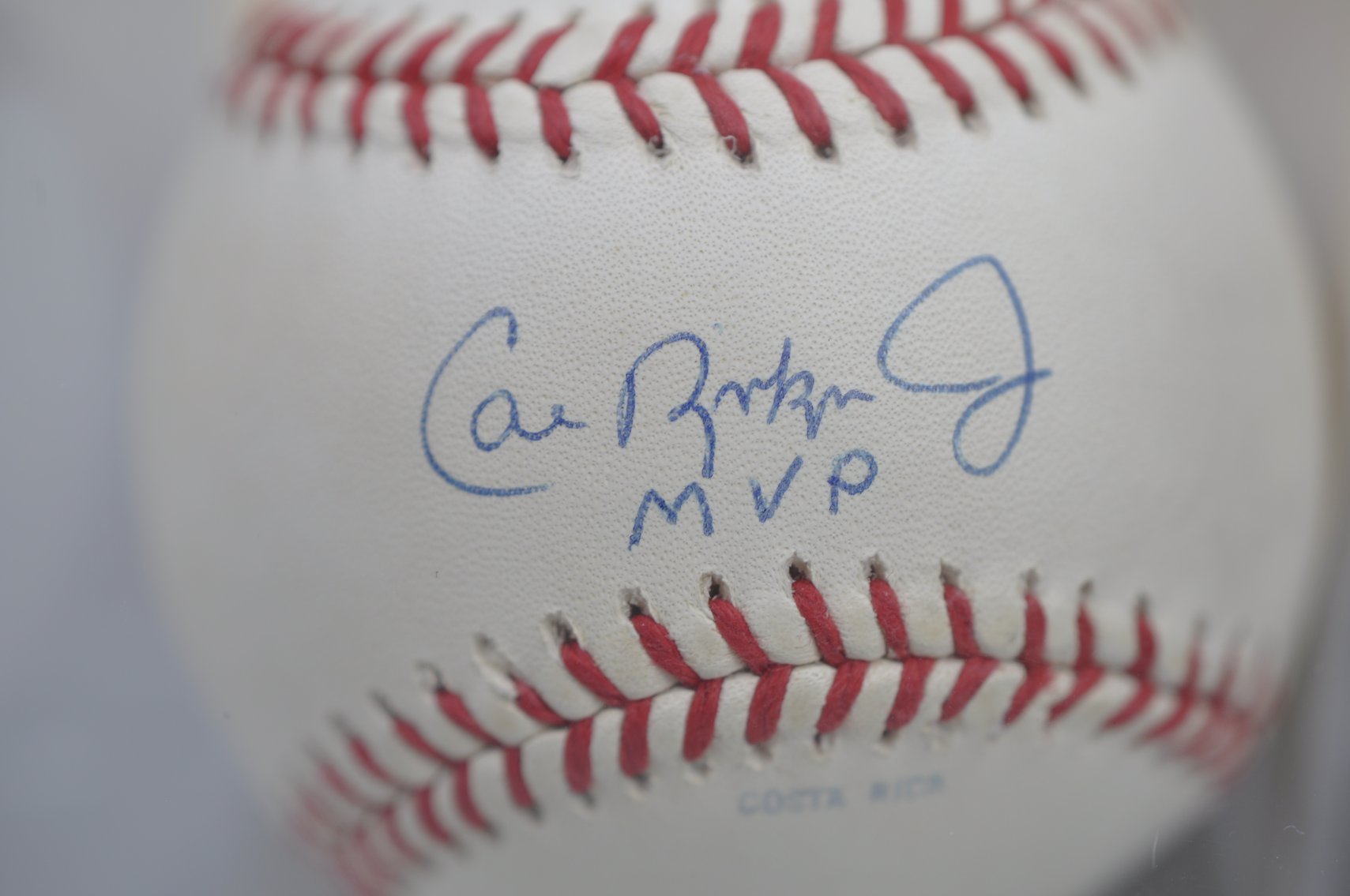 HOF Ripken & Thomas Inscribed Baseballs