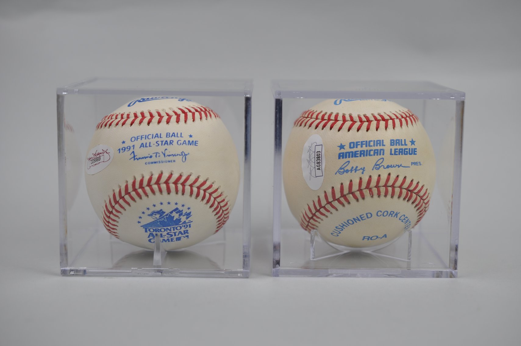 HOF Ripken & Thomas Inscribed Baseballs