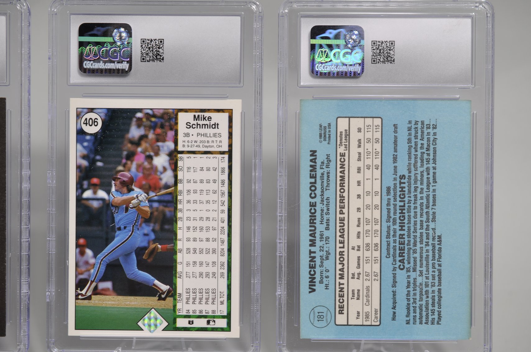 Late 80's Greats- Graded Cards Collection