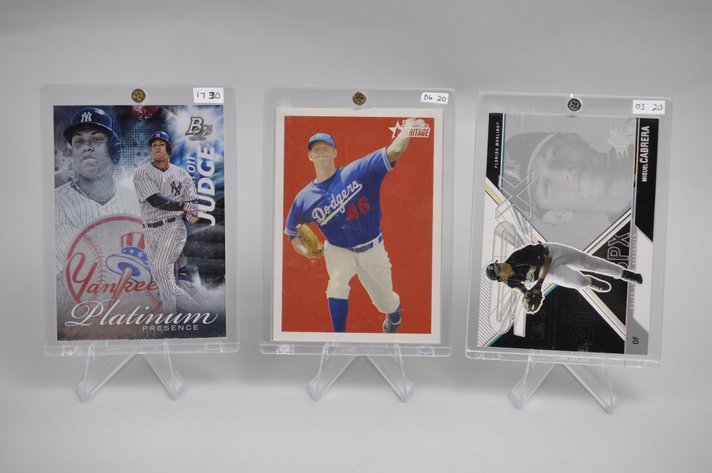 Judge, Kershaw & Cabrera Cards